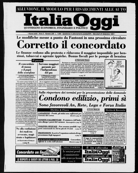 Italia oggi : quotidiano di economia finanza e politica